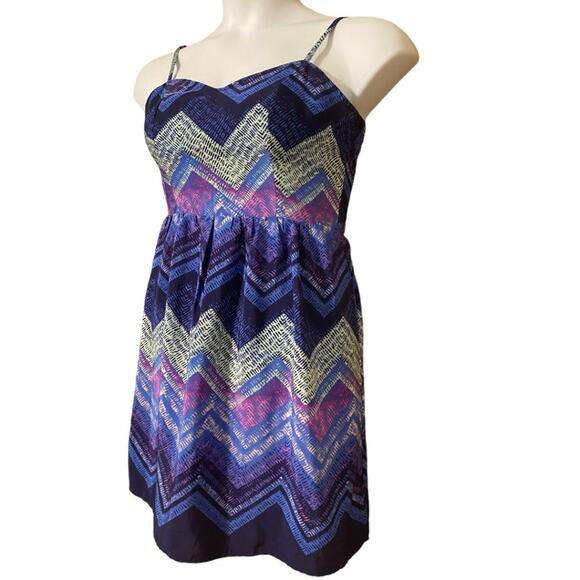 AMERICAN EAGLE spaghetti strap cut out back dress mini length - women's 6 EUC - Picture 2 of 10